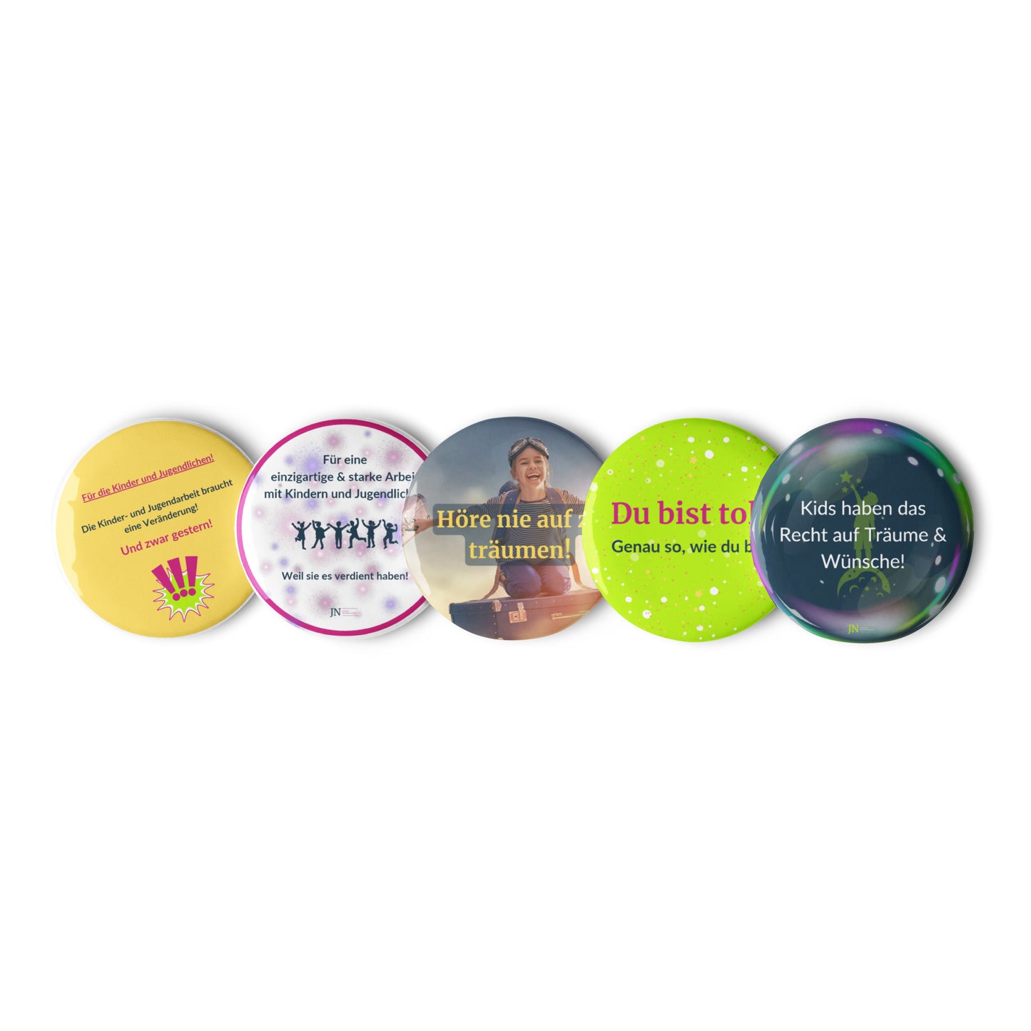 Button-Set – Deine tägliche Dosis Inspiration zum Anstecken