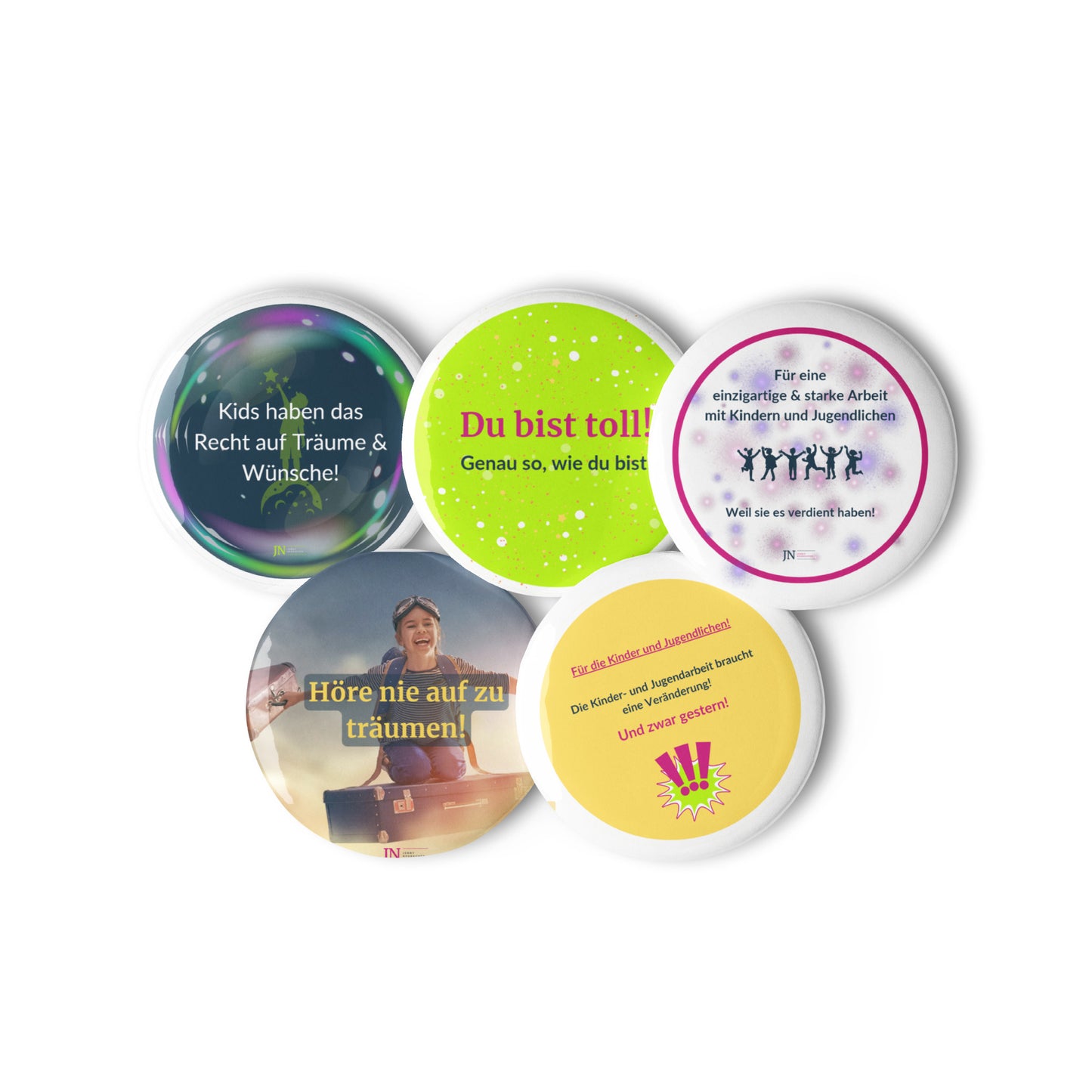 Button-Set – Deine tägliche Dosis Inspiration zum Anstecken